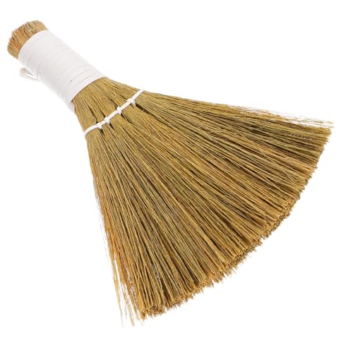 CLISPEED Mini Besen Handfeger Miscanthus Kompakte Reinigungsbürste für Tisch und Sofa Praktisch Tragbar und Vielseitig Einsetzbar für Zuhause Büro und Auto von CLISPEED
