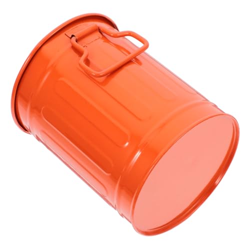 CLISPEED Mini Mülleimer für Schreibtisch Charmanter Eisenbehälter mit Griff als Stifthalter und Abfallbehälter für Büro Schule und Zuhause Robuste und Dekorative Aufbewahrungslösung CLISPEED Mini Mülleimer für Schreibtisch Charmanter Eisenbehälter mit Griff als Stifthalter und Abfallbehälter für Büro Schule und Zuhause Robuste und Dekorative Aufbewahrungslösung von CLISPEED