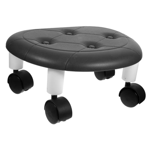 CLISPEED Mini Rollhocker Drehbar Niedriger Sitzhocker mit Universalrollen Tragbarer Kunststoff Hocker rutschfest und Vielseitig für Zuhause Garage und Garten CLISPEED Mini Rollhocker Drehbar Niedriger Sitzhocker mit Universalrollen Tragbarer Kunststoff Hocker rutschfest und Vielseitig für Zuhause Garage und Garten von CLISPEED