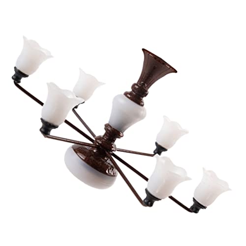 CLISPEED Miniatur Deckenlampe für Sandtisch LED Miniaturleuchte mit Warmem Licht für Puppenhaus Dekoration Antikbronzefarben Einzigartiges Design für Kreative Szenen CLISPEED Miniatur Deckenlampe für Sandtisch LED Miniaturleuchte mit Warmem Licht für Puppenhaus Dekoration Antikbronzefarben Einzigartiges Design für Kreative Szenen von CLISPEED