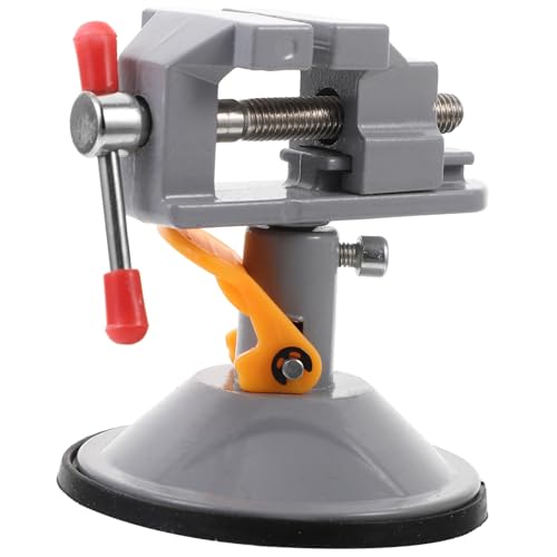 CLISPEED Miniatur Tischschraubstock mit Stabilem Saugnapf Drehbar Schraubstock Tisch ohne Nägel Tragbare Arbeitsstation Zwinge für Heimwerker Holzarbeiten Schmuckherstellung Modellbau CLISPEED Miniatur Tischschraubstock mit Stabilem Saugnapf Drehbar Schraubstock Tisch ohne Nägel Tragbare Arbeitsstation Zwinge für Heimwerker Holzarbeiten Schmuckherstellung Modellbau von CLISPEED