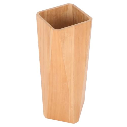 CLISPEED Moderner Holz Regenschirmständer Großer Kapazität Robustes Material Vielseitig für Hotel Eingangsbereich und Zuhause Stilvoller Schirmhalter für Langlebige Aufbewahrung von CLISPEED