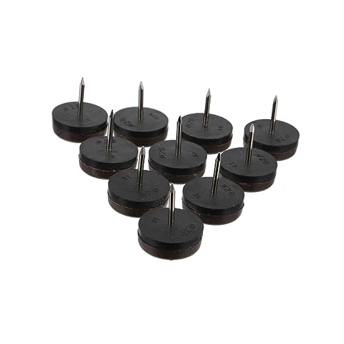 CLISPEED Möbelgleiter 40 Stück rutschfeste Nylon Pads für Möbelbeine Bodenschutz Selbstklebend Langlebig Einfach zu Montieren von CLISPEED