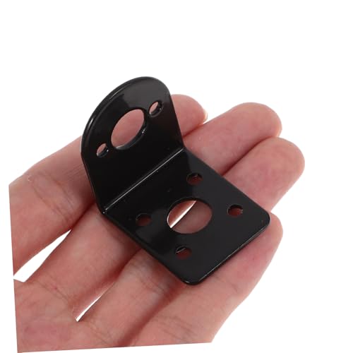 CLISPEED Motorhalterung aus Stahl Motorhalter Stabile Befestigung Kompatibel mit Getriebemotor und Schrittmotor Vielseitiger Montagehalter Langlebiger Motorbefestigungssockel von CLISPEED