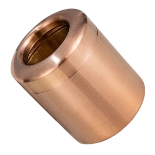 CLISPEED Mülleimer mit Offenem Deckel aus Bronze für Schreibtisch Kaffeetisch Büro und Schlafzimmer Platzsparend und Elegant von CLISPEED