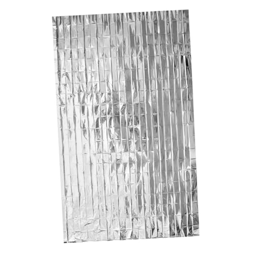 CLISPEED Multifunktionale Pflanzenreflektierende Folie mit Heizfunktion Silber Temperaturerhaltend für Garten Gewächshäuser Notfall Reflektor Wetterfeste Isolierfolie für Pflanzenpflege von CLISPEED