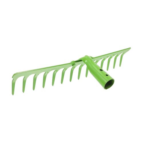 CLISPEED Multifunktionaler Gartenrechen aus Mittelkohlenstoffhaltigem Robustes Handgerät zum Lockern und Verteilen von Erde Langlebiger Bodenbearbeitungsrechen für Gartenarbeit und Graben CLISPEED Multifunktionaler Gartenrechen aus Mittelkohlenstoffhaltigem Robustes Handgerät zum Lockern und Verteilen von Erde Langlebiger Bodenbearbeitungsrechen für Gartenarbeit und Graben von CLISPEED