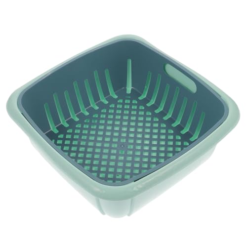 CLISPEED Multifunktionaler Gemüsekorb Kunststoff Abtropfkorb Doppelstöckig Schnelltrocknend Wandhängend Platzsparend Für Küche Obst Gemüse Waschbecken Spüle CLISPEED Multifunktionaler Gemüsekorb Kunststoff Abtropfkorb Doppelstöckig Schnelltrocknend Wandhängend Platzsparend Für Küche Obst Gemüse Waschbecken Spüle von CLISPEED