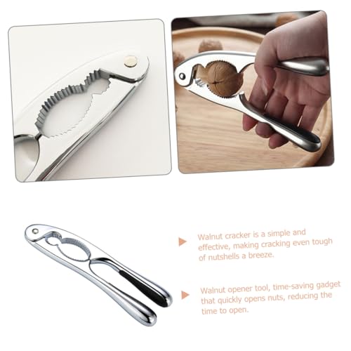 CLISPEED Multifunktionales Werkzeug aus Zinklegierung mit ergonomischem rutschfestem Griff kompakt und tragbar effektives Küchen Gadget zum einfachen Knacken von Walnüssen und anderen CLISPEED Multifunktionales Werkzeug aus Zinklegierung mit ergonomischem rutschfestem Griff kompakt und tragbar effektives Küchen Gadget zum einfachen Knacken von Walnüssen und anderen von CLISPEED