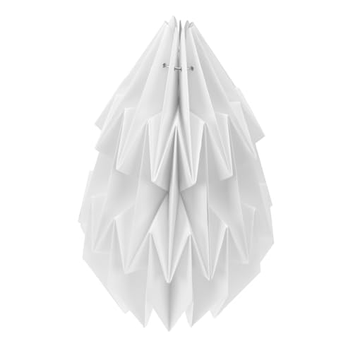CLISPEED Nordischer Origami Lampenschirm Faltbar Dekorativer Lampenbezug für Hängelampen Modernes Design Wohnraumbeleuchtung Stilvoll und Installieren von CLISPEED