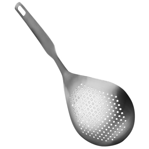 CLISPEED Nudelsieb Löffel mit Humanisiertem Griff Wiederverwendbar für Kochen von Nudeln Knödeln und für Küche Leicht zu Lagern und Bequem von CLISPEED