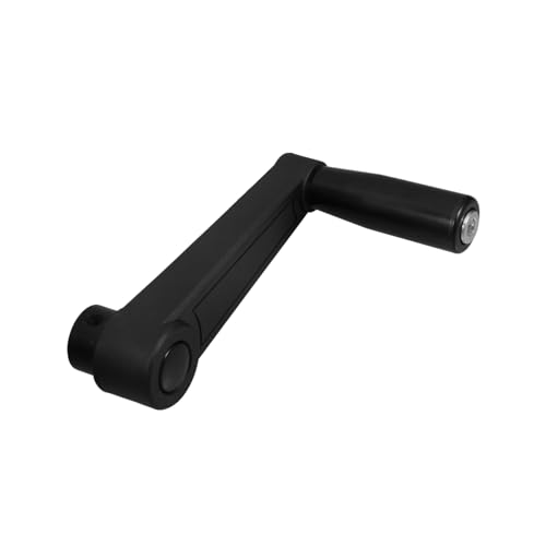CLISPEED Nylon Klappbarer Drehgriff mit Rundloch Robuster Faltbarer Maschinengriff für Industrie Werkzeugmaschinen Handkurbel Schwungrad Drehbarer Griff von CLISPEED