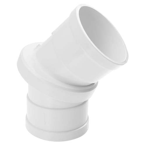 CLISPEED PVC Verstellbarer Winkel verbinder Drehbarer Wasserrohrbogen mit Dichtung und Anti rutsch ring Korrosionsbeständig Druckfest Langlebiger PVC Schlauchanschluss CLISPEED PVC Verstellbarer Winkel verbinder Drehbarer Wasserrohrbogen mit Dichtung und Anti rutsch ring Korrosionsbeständig Druckfest Langlebiger PVC Schlauchanschluss von CLISPEED