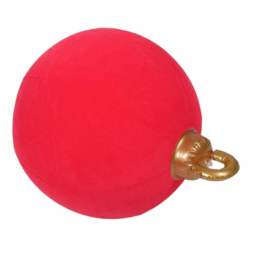 CLISPEED PVC Weihnachtskugel Ornamente Dekoration Weihnachtshof Aufblasbare Kugel Beflockte Weihnachtskugel Ornamente Aufblasbare Weihnachtshof Große PVC CLISPEED PVC Weihnachtskugel Ornamente Dekoration Weihnachtshof Aufblasbare Kugel Beflockte Weihnachtskugel Ornamente Aufblasbare Weihnachtshof Große PVC von CLISPEED