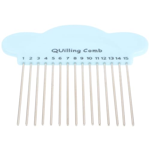 CLISPEED Papier Quilling Werkzeug Großer Schlitz kamm aus Metall und Kunststoff Robustes Paper Rolling Comb Tool für DIY Bastelarbeiten Langlebiger Quilling Kamm für Zufällige Farbe CLISPEED Papier Quilling Werkzeug Großer Schlitz kamm aus Metall und Kunststoff Robustes Paper Rolling Comb Tool für DIY Bastelarbeiten Langlebiger Quilling Kamm für Zufällige Farbe von CLISPEED