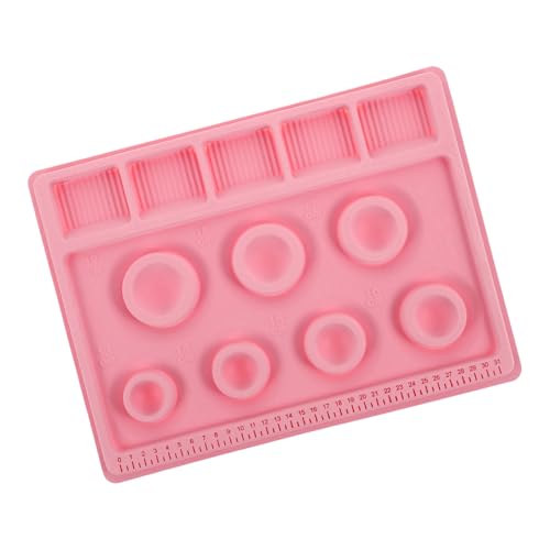 CLISPEED Perlenbrettplatte Zur Schmuckherstellung Perlenhalter Für Armbandherstellung DIY-bastelplatte Mit Fester Oberfläche Aufbewahrungstablett Aus Kunststoff Für Bastelperlen von CLISPEED