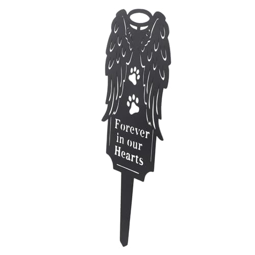 CLISPEED Personalisierter Haustier Grabstein Metall Grabstecker Langlebig Leicht Garten Gedenktafel für Hunde Katzen Außenbereich Grabschmuck Memorial Stake für Rasen CLISPEED Personalisierter Haustier Grabstein Metall Grabstecker Langlebig Leicht Garten Gedenktafel für Hunde Katzen Außenbereich Grabschmuck Memorial Stake für Rasen von CLISPEED