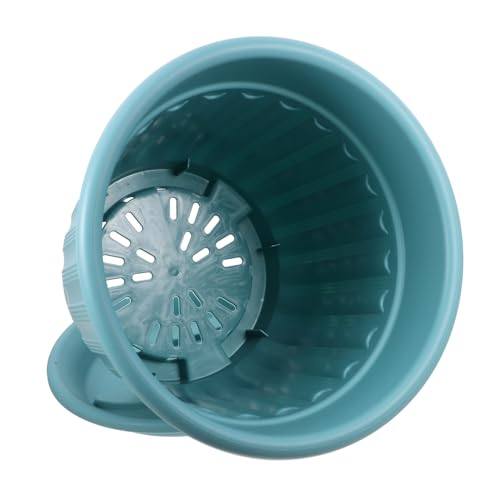 CLISPEED Pflanzkübel mit Ablaufloch Runder Blauer Kunststoff Übertopf Robust Langlebiger Pflanztopf für Sukkulenten Mini Kakteen Balkon und Indoor Garten Leicht zu Reinigen CLISPEED Pflanzkübel mit Ablaufloch Runder Blauer Kunststoff Übertopf Robust Langlebiger Pflanztopf für Sukkulenten Mini Kakteen Balkon und Indoor Garten Leicht zu Reinigen von CLISPEED
