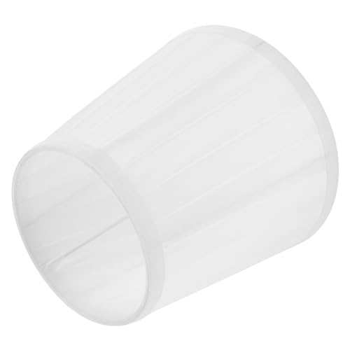 CLISPEED Pleated Weißer Lampenschirm Ersatz Tischlampe Dekorativer Lampenschirm mit Faltenstruktur für Schlafzimmer Hotel Wohnzimmer Stilvolle Beleuchtung von CLISPEED