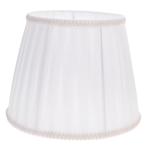 CLISPEED Plissee Lampenschirm Stoff Lampenschirm Ersatzschirm für Tischlampe Stehlampe Wandlampe Hotel Schlafzimmer Wohnzimmer Unterer CLISPEED Plissee Lampenschirm Stoff Lampenschirm Ersatzschirm für Tischlampe Stehlampe Wandlampe Hotel Schlafzimmer Wohnzimmer Unterer von CLISPEED