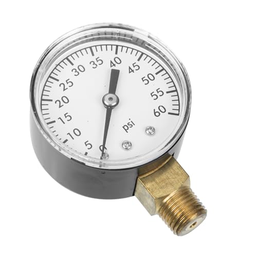 CLISPEED Pooldruckmessgerät Psi Npt Wasserdruckmanometer für Poolfilter Schwimmbad Spa Aquarium Robustes Zuverlässiges Messgerät für Wasserfiltersysteme CLISPEED Pooldruckmessgerät Psi Npt Wasserdruckmanometer für Poolfilter Schwimmbad Spa Aquarium Robustes Zuverlässiges Messgerät für Wasserfiltersysteme von CLISPEED