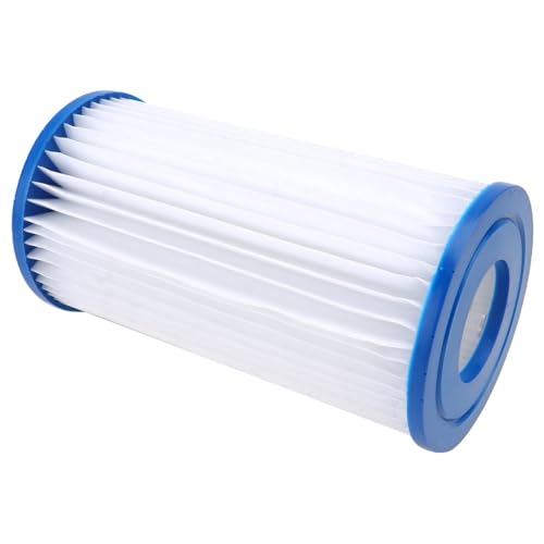 CLISPEED Poolfilter Ersatzfilter Schwimmbadfilter aus Kunststoff Weiß Kompatibel mit Intex und C Modell Wiederverwendbarer Leicht zu Reinigender Schwimmbadreinigungsfilter für Sauberes von CLISPEED