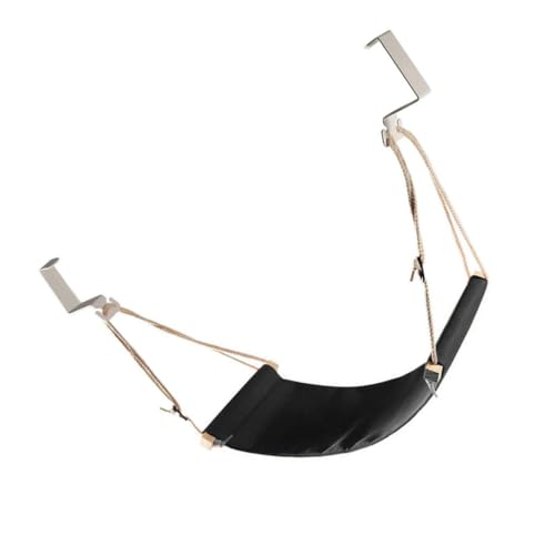 CLISPEED Portable Fußhängematte aus Polyester Baumwollmix mit Haken Ergonomische Schreibtisch Fußstütze zur Entlastung Durchblutung für Büro und Zuhause Schwarz CLISPEED Portable Fußhängematte aus Polyester Baumwollmix mit Haken Ergonomische Schreibtisch Fußstütze zur Entlastung Durchblutung für Büro und Zuhause Schwarz von CLISPEED