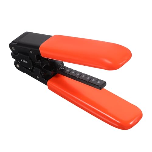 CLISPEED Präzise Abisolierzange für Glasfaserkabel Langlebiges Metall Schnelles Entfernen der Außenisolierung für Verbundfaserkabel Netzwerk tool für Profis und Techniker Zufällige Farbe von CLISPEED