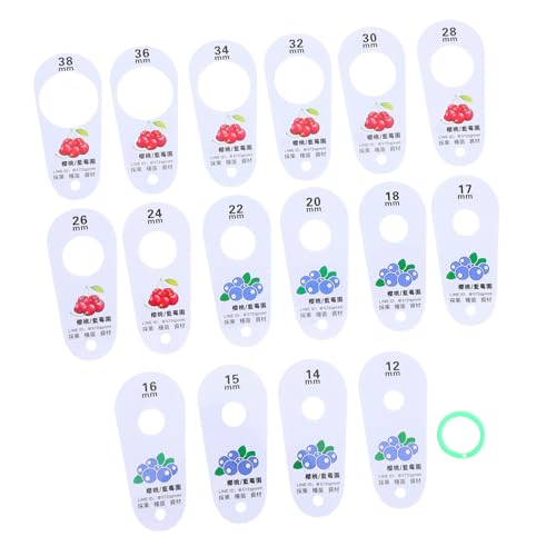 CLISPEED Präzises Obstmaßgerät mit Größenlöchern Frucht-durchmesser-messlehre für Kirschen und Beeren Vielseitiges Frucht-gradierraster für Markt und Garten Kompakt und Tragbar von CLISPEED