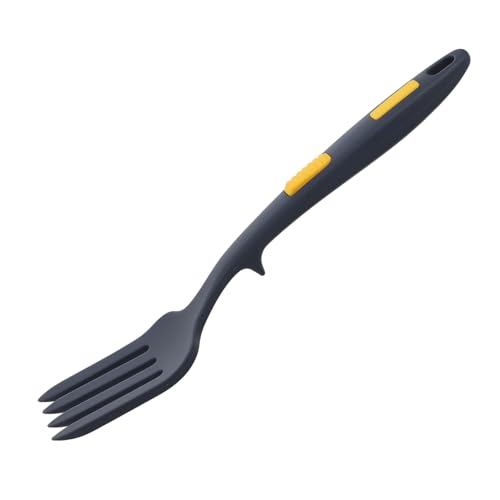 CLISPEED Praktische Silikon kochgabel Hitzebeständig Rutschfest Multifunktional Küchenhelfer für Pasta Salat und Nudelgerichte Robust und Langlebig von CLISPEED