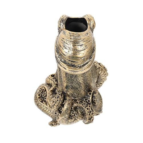CLISPEED Retro Blumentopf aus Umweltfreundlichem Resin Einzigartiger Meeresbewohner-Übertopf für Trockenblumen und Pflanzendekoration Stilvolles Wohnaccessoire für Desktop und von CLISPEED