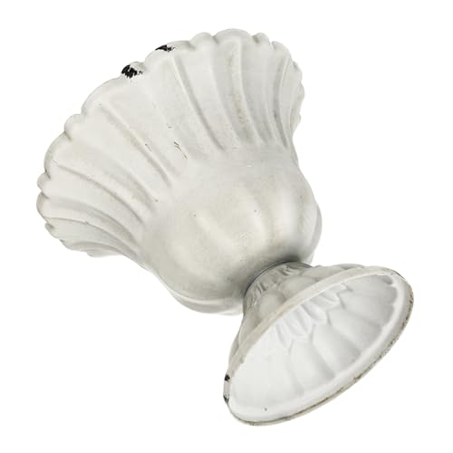 CLISPEED Retro Weiße Eisenvase Bauchig Vintage Blumenarrangeur Dekorativer Blumentopf für Tischdeko Büro Wohnzimmer Kompakt Leicht Pflegeleicht CLISPEED Retro Weiße Eisenvase Bauchig Vintage Blumenarrangeur Dekorativer Blumentopf für Tischdeko Büro Wohnzimmer Kompakt Leicht Pflegeleicht von CLISPEED