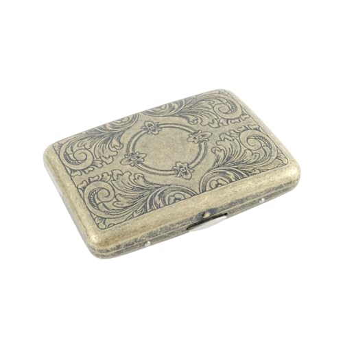 CLISPEED Retro Zigarettenetui aus Edelstahl Robustes Tragbares Aufbewahrungsbox mit Sicherem Verschluss Feuchtigkeits und Bruchsicher Stilvolles Design für Zuhause und Unterwegs CLISPEED Retro Zigarettenetui aus Edelstahl Robustes Tragbares Aufbewahrungsbox mit Sicherem Verschluss Feuchtigkeits und Bruchsicher Stilvolles Design für Zuhause und Unterwegs von CLISPEED