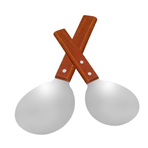 CLISPEED Robuste Edelstahl servierlöffel mit Holzgriff Multifunktionale Reislöffel und Tofu Löffel für Küche und Gastronomie Langlebig Leicht zu Reinigen Vielseitig Einsetzbar CLISPEED Robuste Edelstahl servierlöffel mit Holzgriff Multifunktionale Reislöffel und Tofu Löffel für Küche und Gastronomie Langlebig Leicht zu Reinigen Vielseitig Einsetzbar von CLISPEED