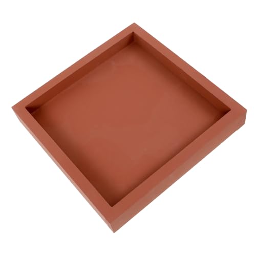 CLISPEED Robuster Untersetzer Kunststoff Multifunktionales Undichtes Blumenunterlage für Innen und Außenbereich Rot Innendurchmesser von CLISPEED