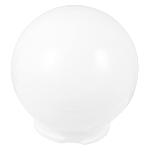CLISPEED Lampenschirm, Ersatz-Lampenschirm 150 Mm Acryl- -Schirm Beleuchtung Weißer Lampenpfosten Runde Kugel-Lampenabdeckung Für Wandleuchter Kronleuchter Decke 15 Cm von CLISPEED