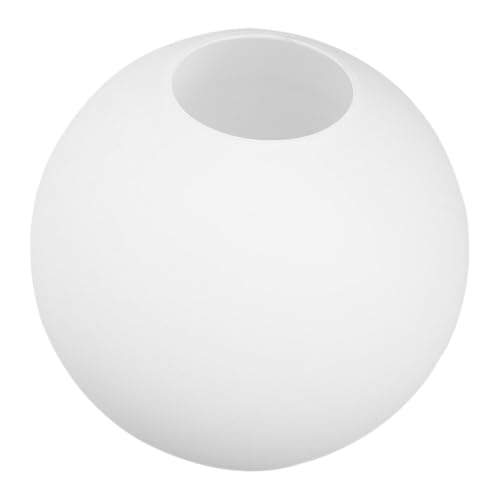 CLISPEED Runder Glas Lampenschirm Abnehmbar Dekorativer Lampenschirm für Steh und Tischlampen Modernes Design Einfache Montage Verbesserte Lichtstreuung Stilvolle Wohnraumbeleuchtung von CLISPEED