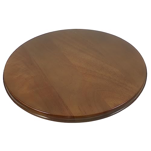 CLISPEED Runder Holz Barhocker Sitz Ersatzteil Robuste Sitzfläche Kratzfest Glatte Oberfläche Vielseitig für Küche Restaurant Bar und Büro Geeignet Vintage Farbton von CLISPEED