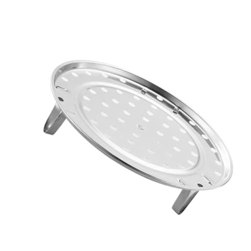 CLISPEED Rundes Edelstahl Dampfeinsatz mit Abnehmbarem Gestell Hitzebeständiger Dampfkorb für Gemüse Fisch und Eier Robustes Mehrzweck Dämpfgestell für Töpfe und Woks CLISPEED Rundes Edelstahl Dampfeinsatz mit Abnehmbarem Gestell Hitzebeständiger Dampfkorb für Gemüse Fisch und Eier Robustes Mehrzweck Dämpfgestell für Töpfe und Woks von CLISPEED