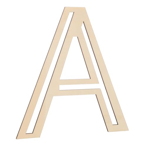 CLISPEED Rustikale Diy Leere Alphabetbuchstaben für Heimdekoration für Wohnzimmer Schlafzimmer und Festliche Anlässe von CLISPEED