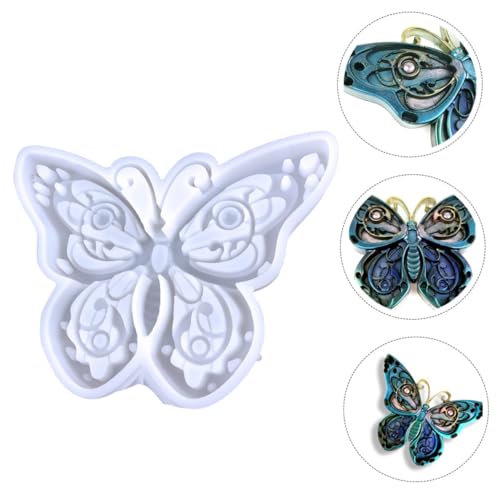 CLISPEED Schmetterling Silikonform für DIY Wanddeko Flexible Geruchsfreie Gießform aus Hochwertigem Silikon Detailreiche Bastel Form für Epoxidharz Handwerkszubehör für Kreative von CLISPEED