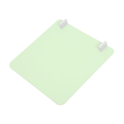CLISPEED Schreibtisch trennwand PVC mit Sockel Sneeze Guard für Studenten Büro Empfangstresen Tragbare Tischscheibe gegen Tröpfchen Einfache Installation und Reinigung von CLISPEED