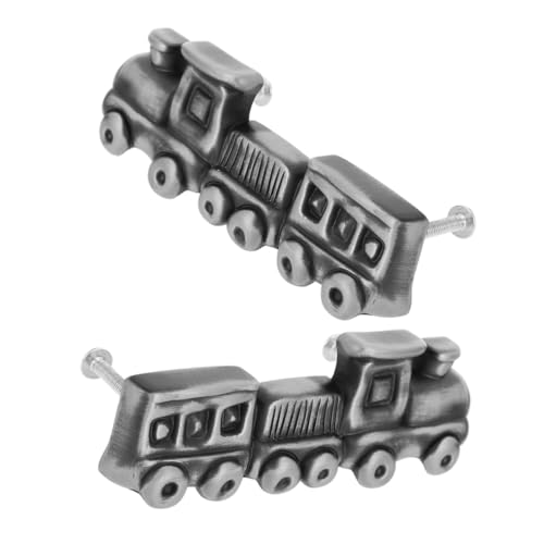 CLISPEED Schubladenknöpfe Zug Design Zinklegierung Möbelgriffe für Kleiderschrank Kommoden und Schränke Einfache Montage Ergonomisch für Kinderzimmer und Babyzimmer CLISPEED Schubladenknöpfe Zug Design Zinklegierung Möbelgriffe für Kleiderschrank Kommoden und Schränke Einfache Montage Ergonomisch für Kinderzimmer und Babyzimmer von CLISPEED