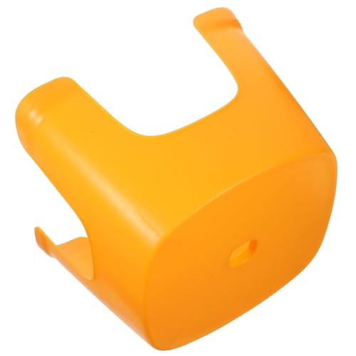 CLISPEED Schuhwechselhocker Tritthocker mit Griff Toiletten-Tritthocker für Kleinkinder sitzen zusammenklappbarer Stuhl Duschhocker Bad Toilettenschritthocker Hocker für Toilette PVC Gelb von CLISPEED