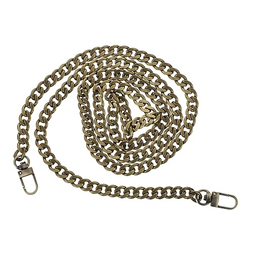 CLISPEED Schultertaschenkette Metall Austauschbare Handtaschenkette mit Schnallen Vielseitig Einsetzbar für DIY Taschen Kettenriemen für Handtaschen und Umhängetaschen von CLISPEED