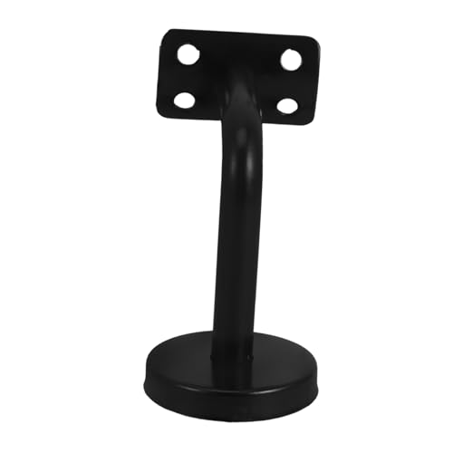 CLISPEED Schwarze Handlaufhalterung Treppen Geländerstütze Robuste Wandhalterung für Treppengeländer Innen Außen Treppen Handlaufhalter Stabile Montage Halterung CLISPEED Schwarze Handlaufhalterung Treppen Geländerstütze Robuste Wandhalterung für Treppengeländer Innen Außen Treppen Handlaufhalter Stabile Montage Halterung von CLISPEED