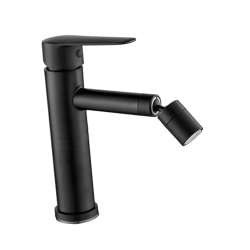CLISPEED Schwarzer Edelstahl Waschbecken Wasserhahn mit Stoving Lackierung Mischbatterie für Heiß und Kaltwasser Langlebig Platzsparend Einfache Montage Geeignet für Bad und Küche CLISPEED Schwarzer Edelstahl Waschbecken Wasserhahn mit Stoving Lackierung Mischbatterie für Heiß und Kaltwasser Langlebig Platzsparend Einfache Montage Geeignet für Bad und Küche von CLISPEED