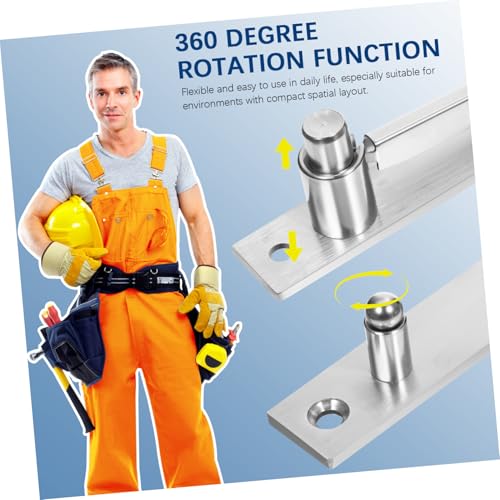 CLISPEED Schwere Unsichtbare Türpivotscharniere für Holztüren Rostfreier Stahl Rotation Geräuscharm Verdeckte Montage für Geheimtüren und Bücherregal-hardware CLISPEED Schwere Unsichtbare Türpivotscharniere für Holztüren Rostfreier Stahl Rotation Geräuscharm Verdeckte Montage für Geheimtüren und Bücherregal-hardware von CLISPEED