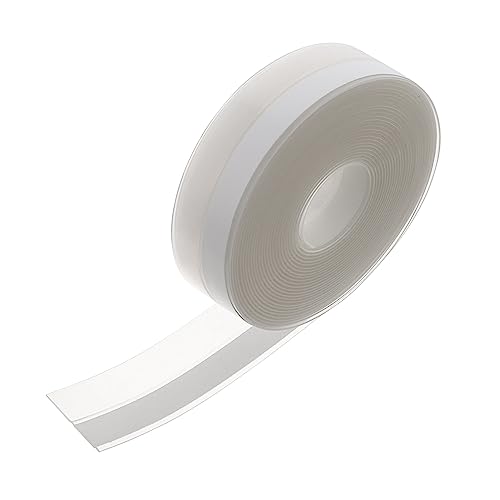 CLISPEED Selbstklebender Transparenter Fensterdichtungsstreifen Silikon Isolierband für Schiebetüren Fenster und Duschräume und Staubschutz für Zuhause von CLISPEED