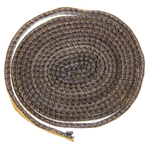 CLISPEED Selbstklebendes Glasfaser Flachdichtungsband für Holzofen Türdichtung Kamin Ersatz Dichtung Hitzebeständig und Rauchdicht für Ofenrohrklappen und Kamindichtungen CLISPEED Selbstklebendes Glasfaser Flachdichtungsband für Holzofen Türdichtung Kamin Ersatz Dichtung Hitzebeständig und Rauchdicht für Ofenrohrklappen und Kamindichtungen von CLISPEED